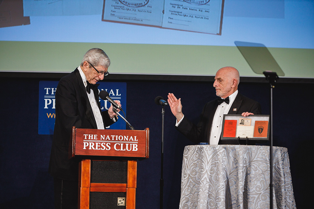 Marvin Kalb and Mike Freedman