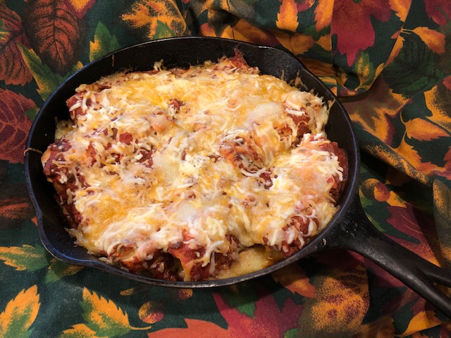 Cheese enchiladas by Chef Susan Delbert