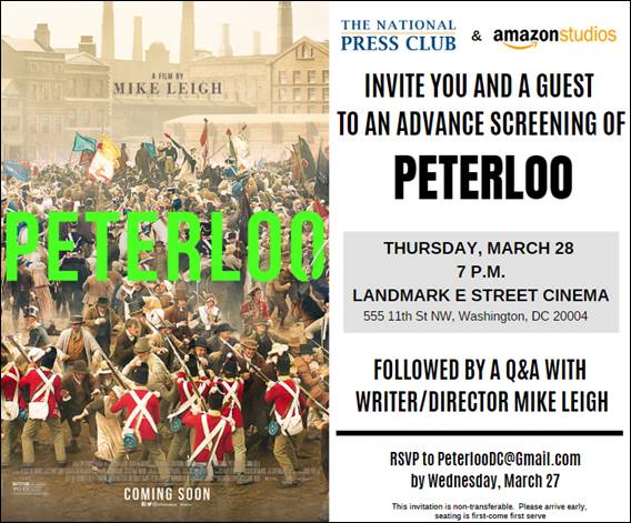 Peterloo - A Film by Mike Leigh