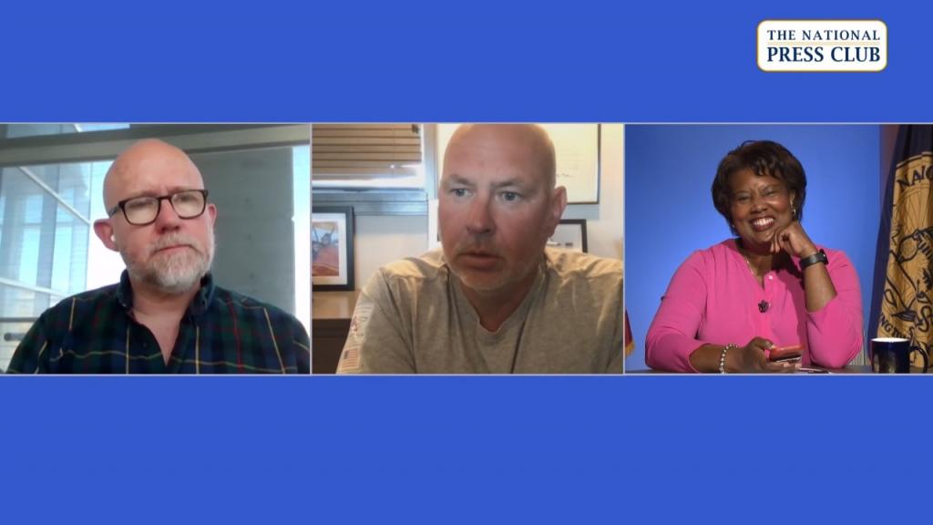 Rick Wilson, Steve Schmidt and NPC Vice President Lisa Matthews discuss Lincoln Project goals.