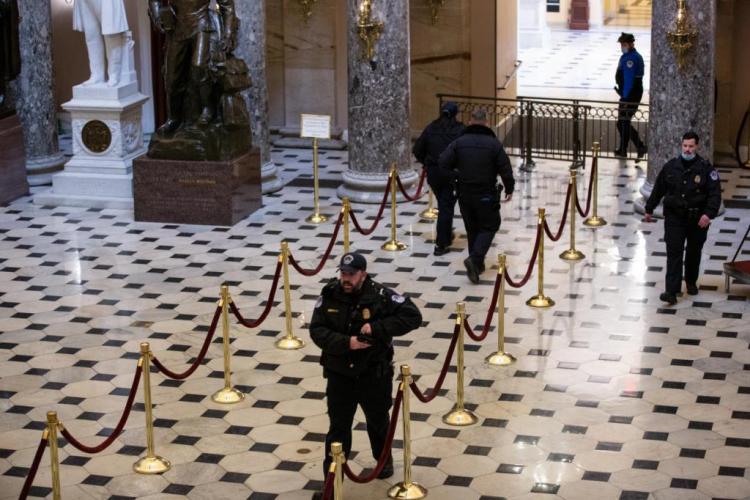 Police in Capitol
