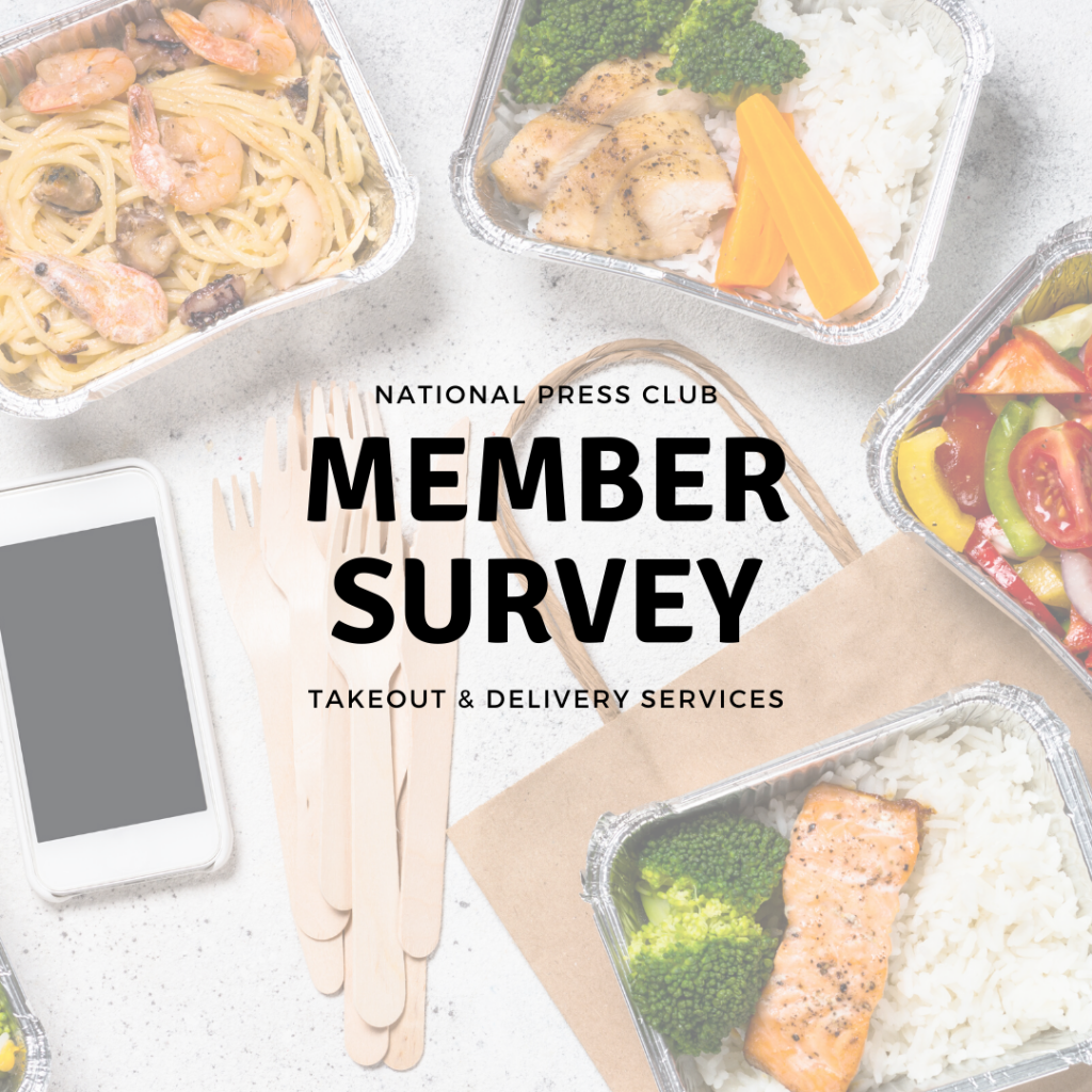 NPC member survey about delivery of food service.
