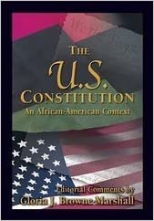 Photo of cover of Gloria Browne-Marshall's book on the Constitution