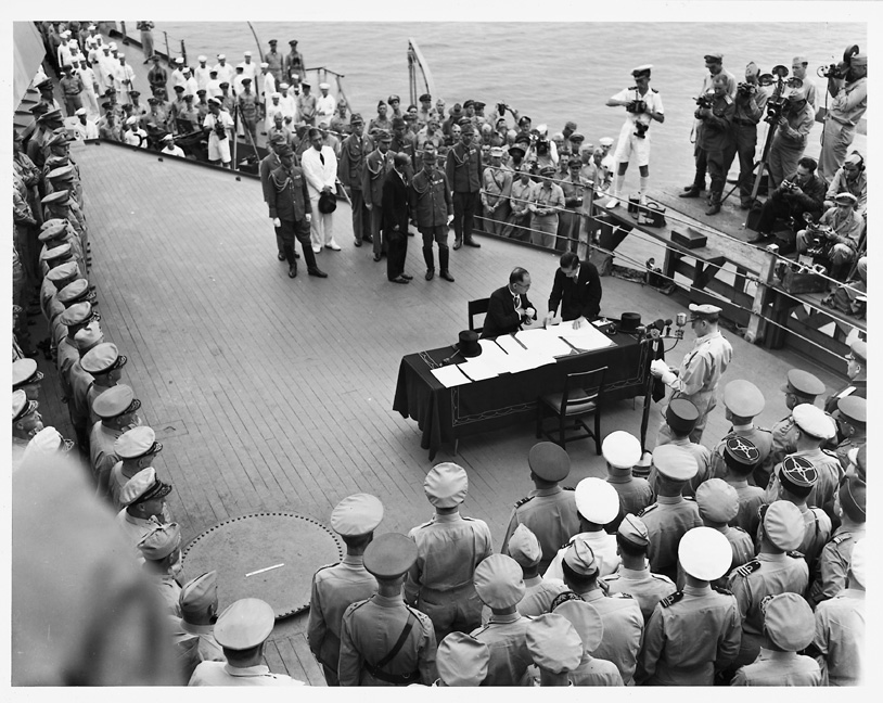Photo of Japan's WWII surrender