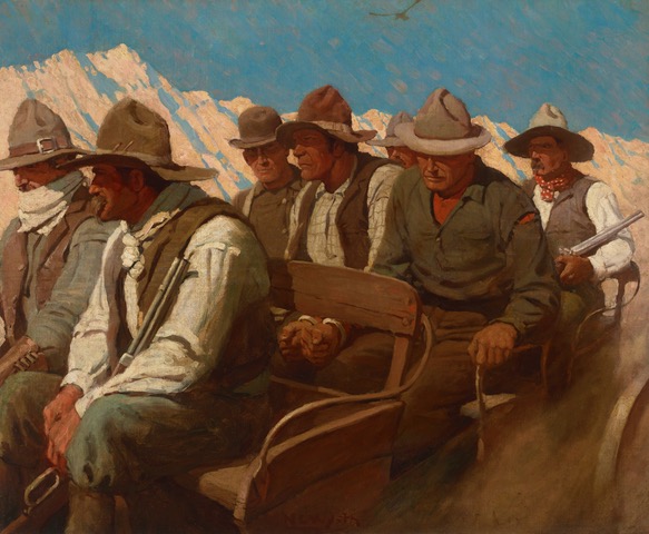 N.C Wyeth painting sold by Club.