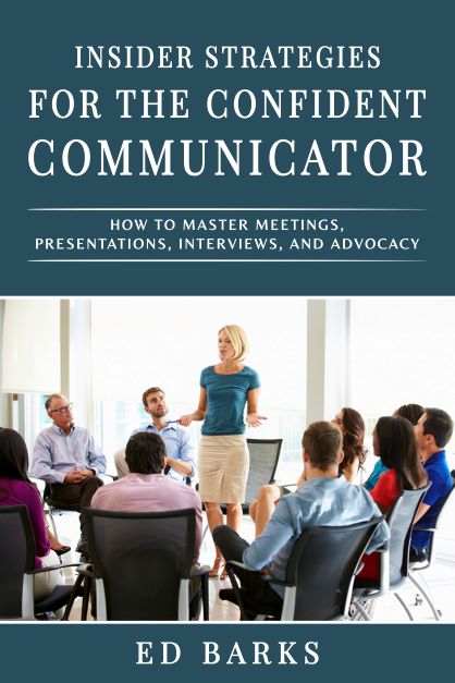 Cover of Ed Barks' book Confident Communicator